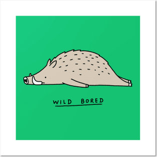 Moody Animals - Wild Boar Posters and Art